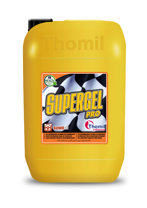 SUMO SÚPERGEL PRO, 4 Kilos: Gel desengordurante de mãos de alto rendimento I THOMIL