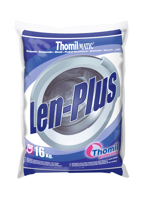 THOMILMATIC LEN-Plus, 16kg: Detergente branqueador. Hotelaria e uso geral 84 36024502275 I THOMIL