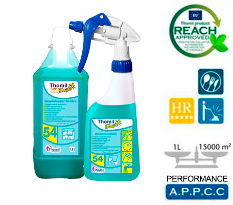 ThomilMagic SMP Nº54 Limpador Casas Banho Neutro 1,8L I THOMIL