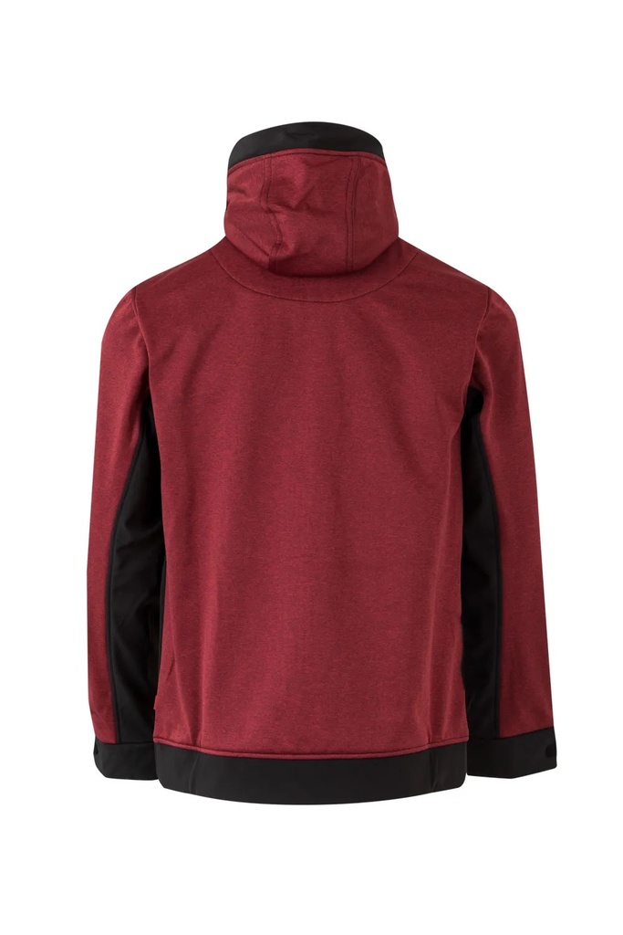Casaco softshell bicolor com capuz