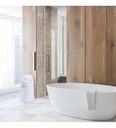 Cesto contentor para fraldas I 46,5x32x92 cm | Capacidade 75 fraldas