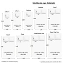 Lençol I Linha Basic I 50 % Poliéster 50% Algodão I Branco