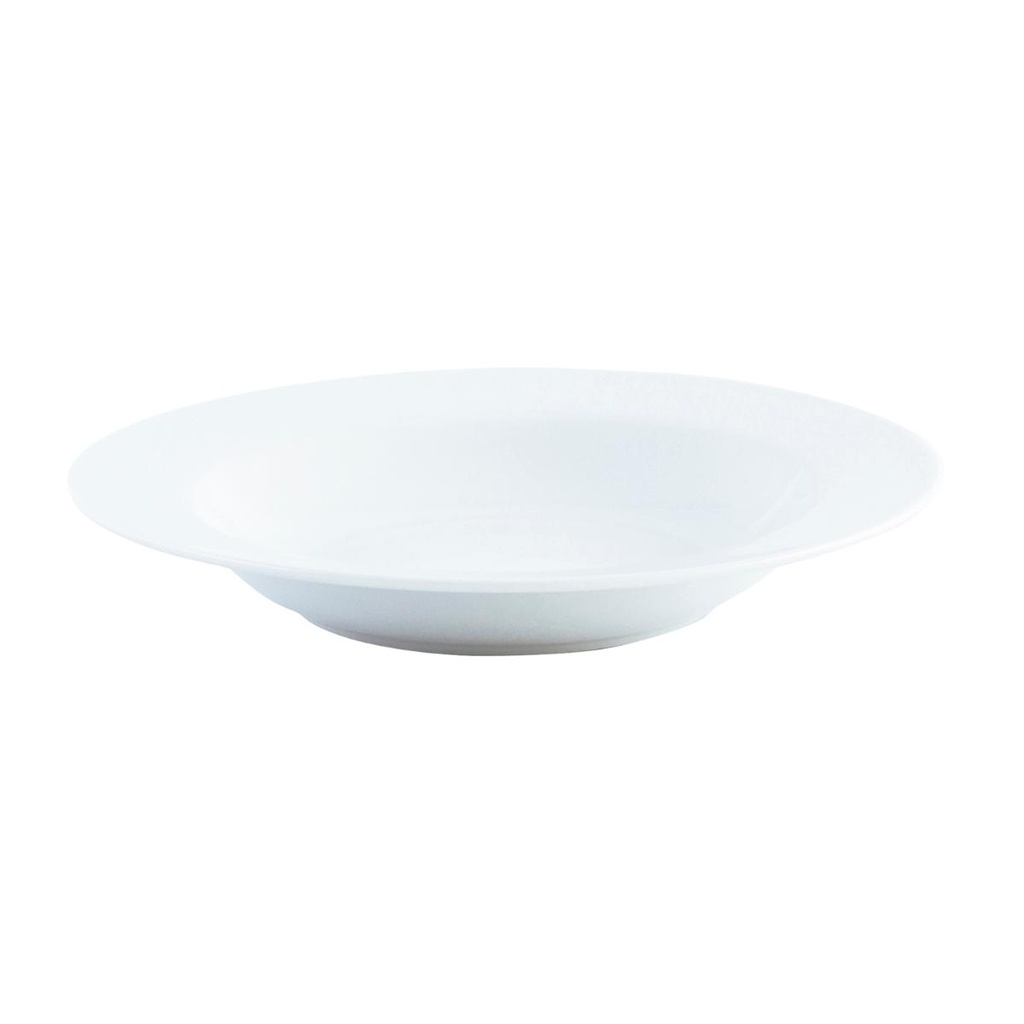 Prato de sopa 21,5 cm em porcelana, Linha BASIC - QUID