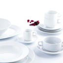 Prato de sopa 21,5 cm em porcelana, Linha BASIC - QUID