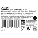 Colher de café, 14CM - 1 mm, Linha inox universal - QUID