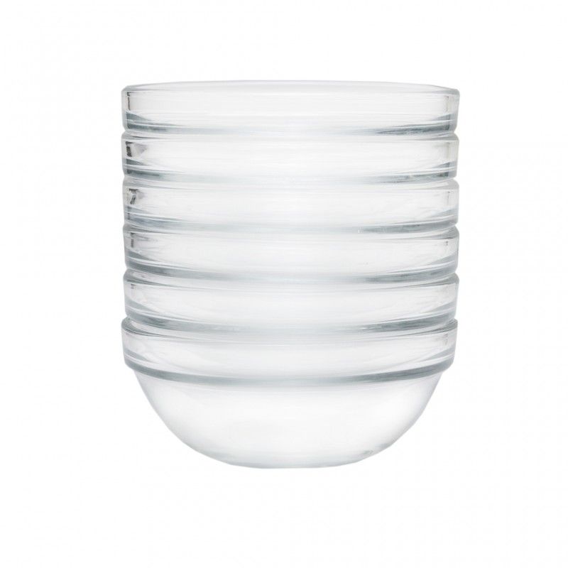 Taça saladeira em vidro transparente, 10,5 cm I Pasabahce