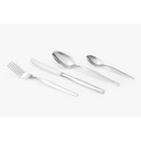 Colher de mesa em inox liso, linha modelo II