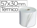 Rolo térmico - Rolos para terminal multibanco 57x30x11, pack 10 rolos