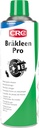 Brãkleen Pro 5Litros: Produto de limpeza para peças de travões com uma fórmula baseada em Vários ingredientes ativos para uma remoção eficaz de óleo, gordura, sujidade de tráfego e líquido dos travões. Altamente eficaz. Secagem rápida, sem resíduos e com um prático sistema de pulverização de 36oº para utilização invertida I CRC