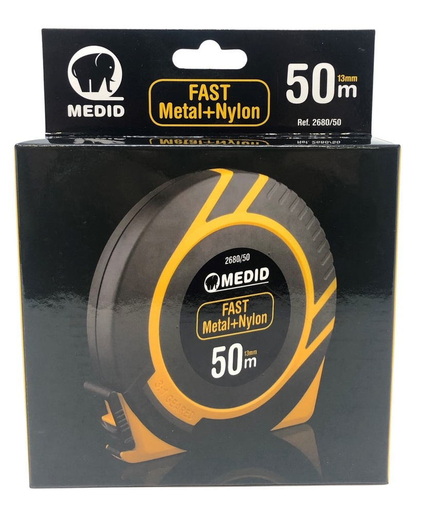 Fita métrica FAST de metal + nylon, 30 metros I MEDID