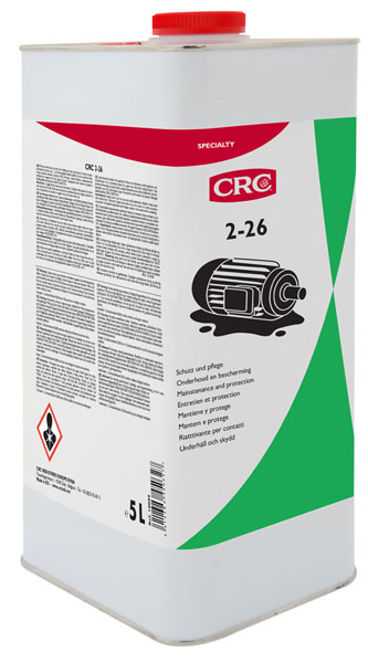 2-26 5LT.:Lubrificante multiusos e produto de proteção anticorrosão evita avarias elétricas I CRC