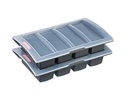 Porta-talheres + Tampa Antracita I 10 x 32,5 x 53 cm I ARAVEN