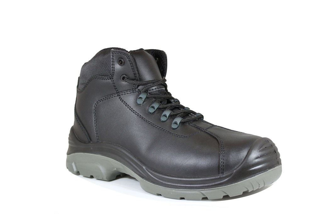 Bota de segurança, S3 Premium I em pele lisa I Biqueira em compósito I Palmilha em Kevlar I Sola anti-derrapante I 2075