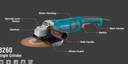 Rebarbadora elétrica I 2200W-230mm-240V I modelo 3260 I RONIX