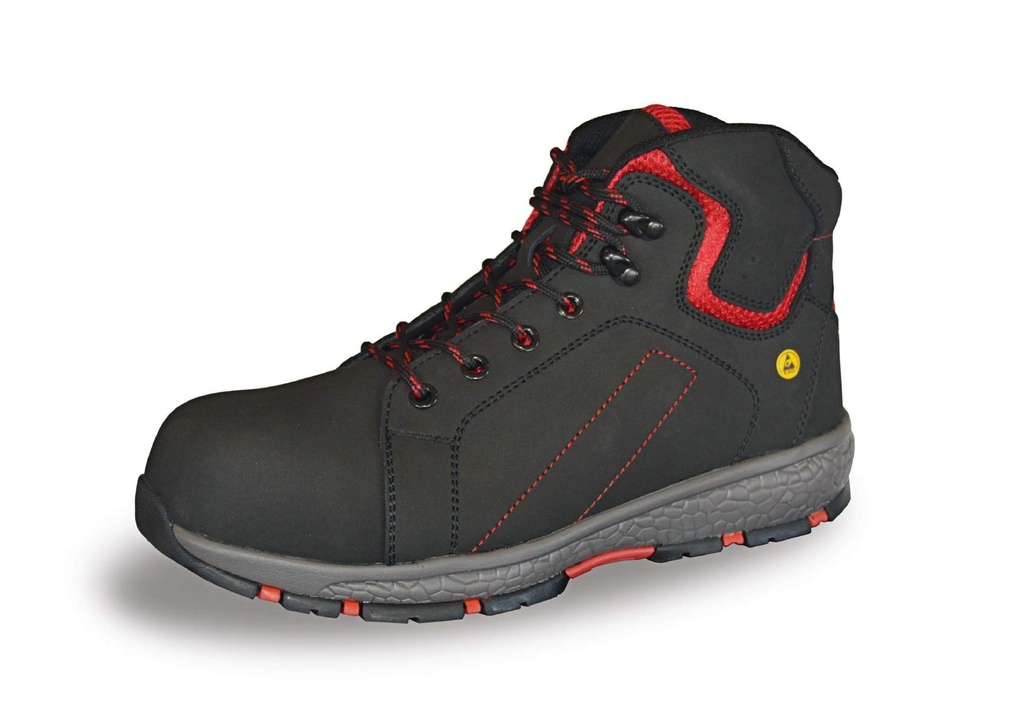 Bota de segurança, S3 I Biqueira em compósito I Palmilha em Kevlar I Sola anti-derrapante I 2078