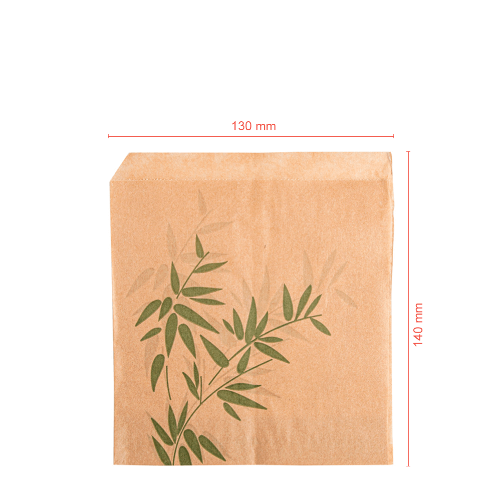 Saco papel pergaminho anti-gordura I medida: 13x14 cm I caixa de 6000 folhas I pack 1000 folhas