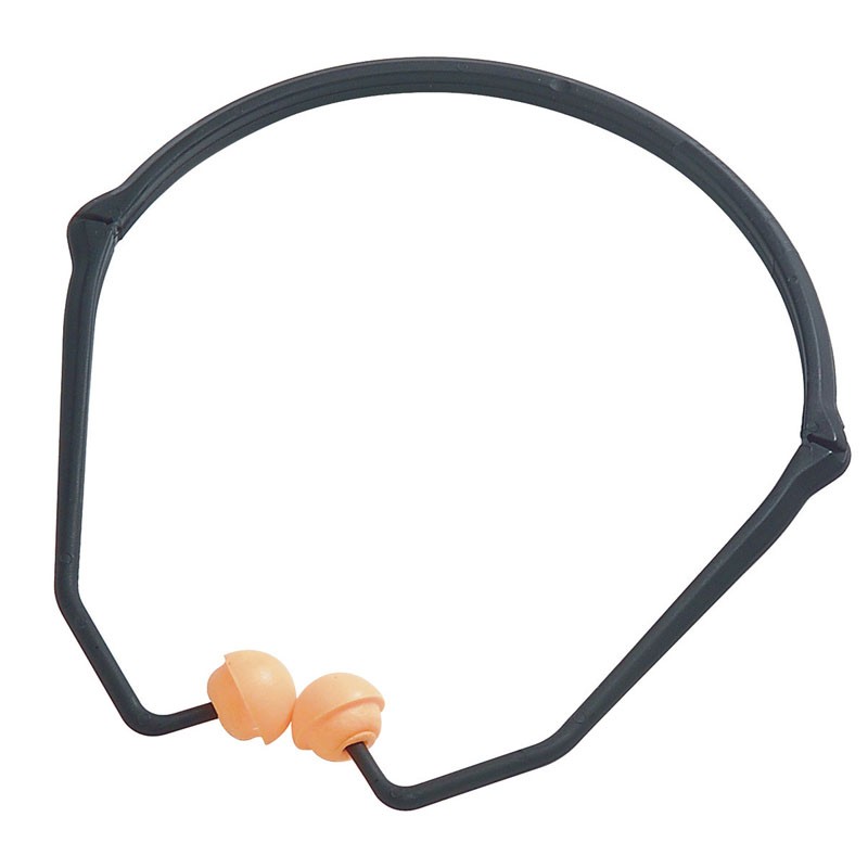 Protetor Auditivo c/ Faixa de Cabeça dobrável, SNR 30 1 bolsa c/  10 pares I SNR 30 DB I SAFETOP