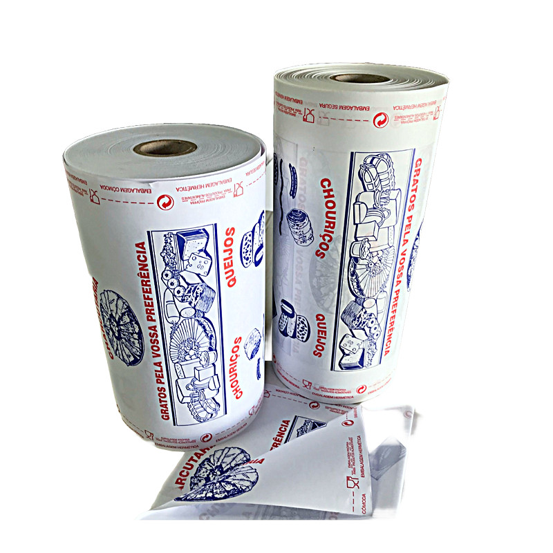 Bobine charcutaria e pastelaria I Papel impresso 45gr I Bobine 30cm-6kg