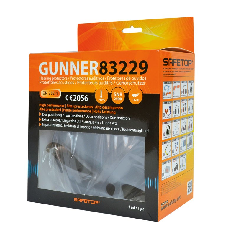 Protetor auditivo 1 unid/ 20 unid I SNR 29 DB I SAFETOP