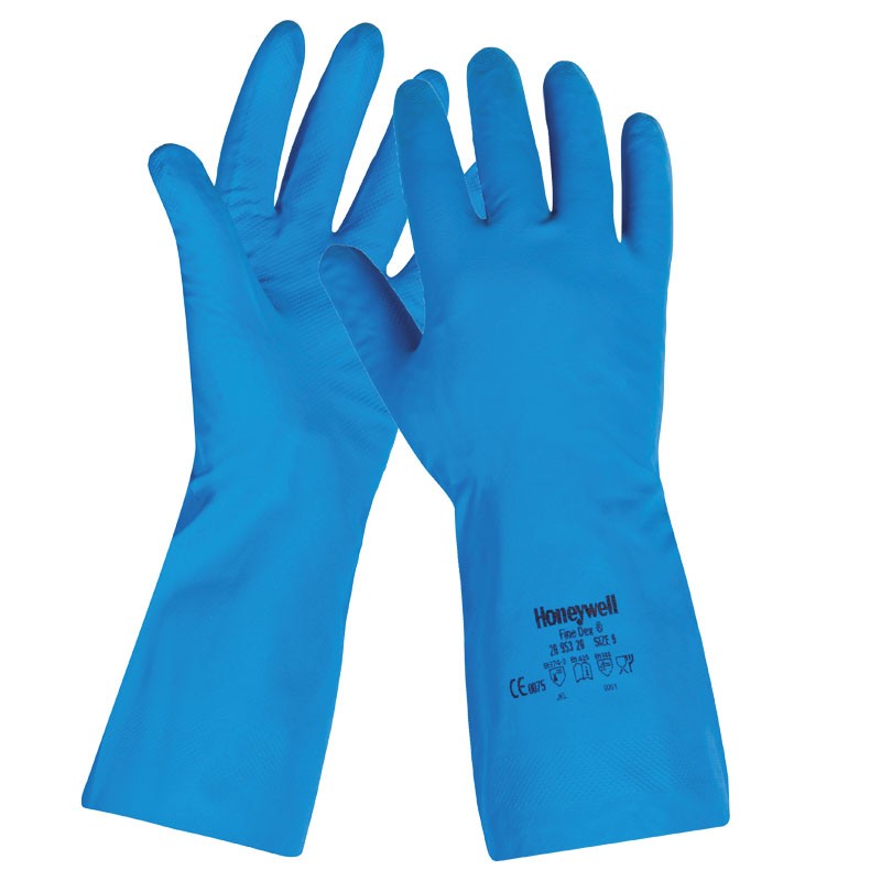 Luva nitrilo  I pack 10 unid cx 10 pares I modelo: FINEDEX I SAFETOP