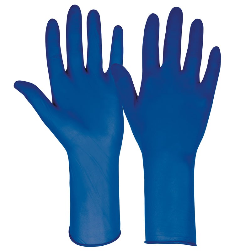 Luva látex descartáveis  I 1 pack 50 unid.  I modelo: HIGH RISH I SAFETOP