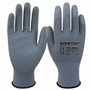 Luva  I pack 12 unid cx 120 pares I modelo: FEATHER TASK I SAFETOP