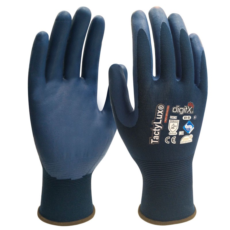Luva  I pack 12 unid cx 144 pares I modelo: TACTYLUX ULTRAFINO I SAFETOP