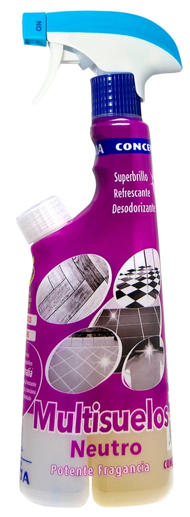Concentralia Detergente Multipisos, 425 ml I EcofoamSystem I SALLÓ: Detergente Multipisos neutro.