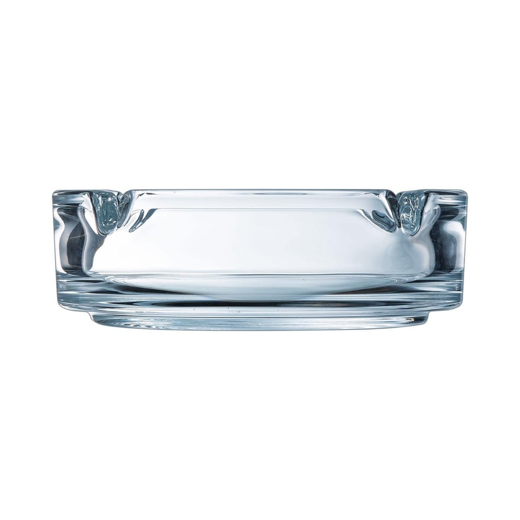 Cinzeiro em vidro transparente I medida: 10,7 cm I modelo: Apilable Luminarc