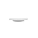 Prato de pão 16,5 cm em porcelana, Linha GLACIAL Aba larga - BIDASOA