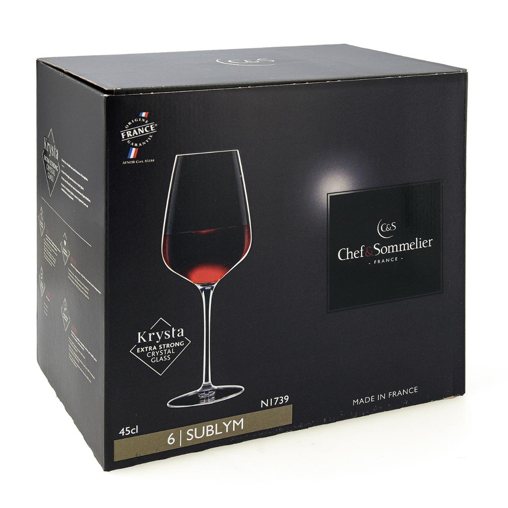 Cálice em vidro, linha: SUBLYM, capacidade 45 cl I CHEF&SOMMELIER