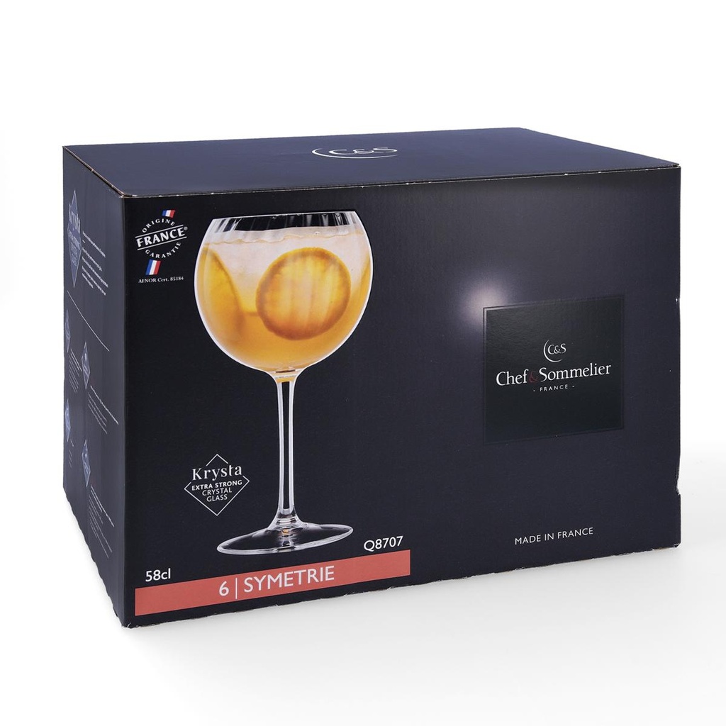 Cálice em vidro, linha: SYMETRIE, capacidade 58 cl I CHEF&SOMMELIER