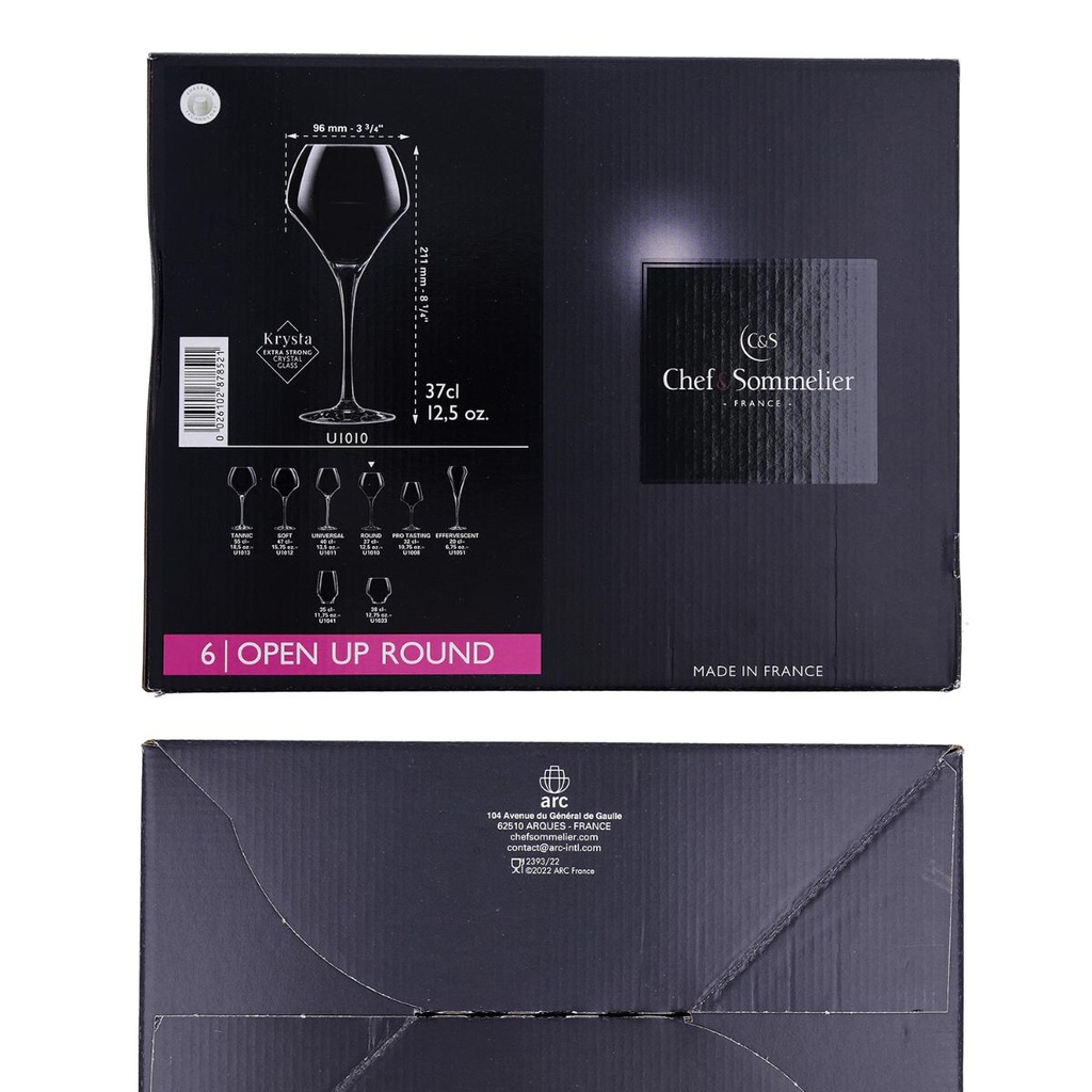 Cálice em vidro, linha: OPEN UP, capacidade 37 cl I CHEF&SOMMELIER