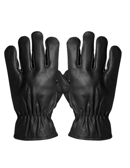 Luva de pele hydro , forro de inverno I pack 12 unid cX 60 pares I modelo: DORNEDA BLACK I SAFETOP