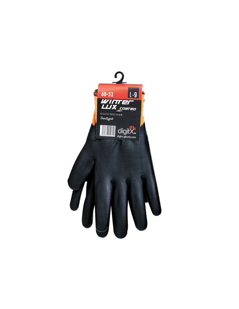 Luva antifrio nitrilo impermeável forro  I pack 12 unid cx 140 pares I modelo: SCANDILUX I SAFETOP