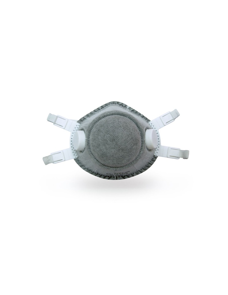 Máscara respiratória c/2 válvulas 31100  I pack 5 unid I modelo: FF2  I SAFETOP