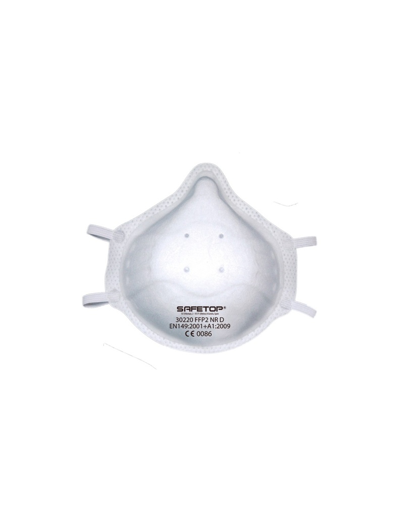 Máscara respiratória 30220  I pack 20 unid  I modelo: FF2 I SAFETOP