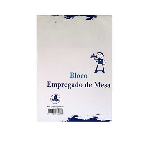 Bloco empregado de mesa auto-copiativo I A6 15x10,5cm