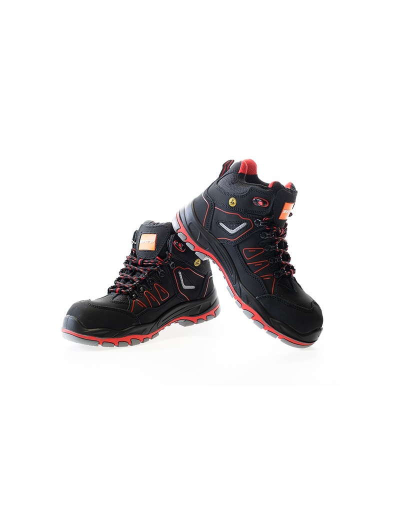 Bota de segurança, S3 I Modelo: ERANDIO I Nobuck ESD S3 HRO 300ºC I SAFETOP