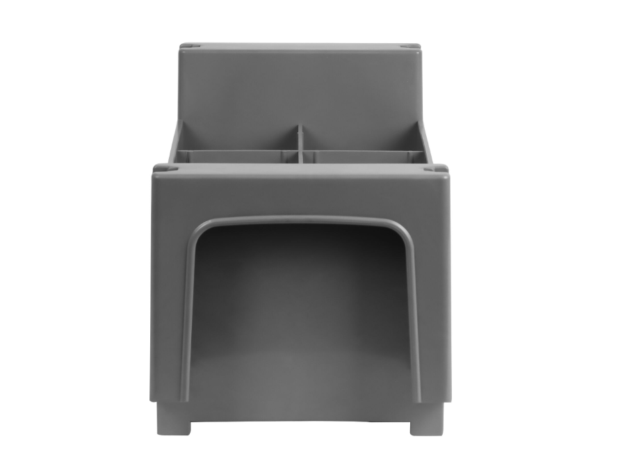 Cesto de 8 compartimentos para lavagem de talheres I medida: 450x184 mm