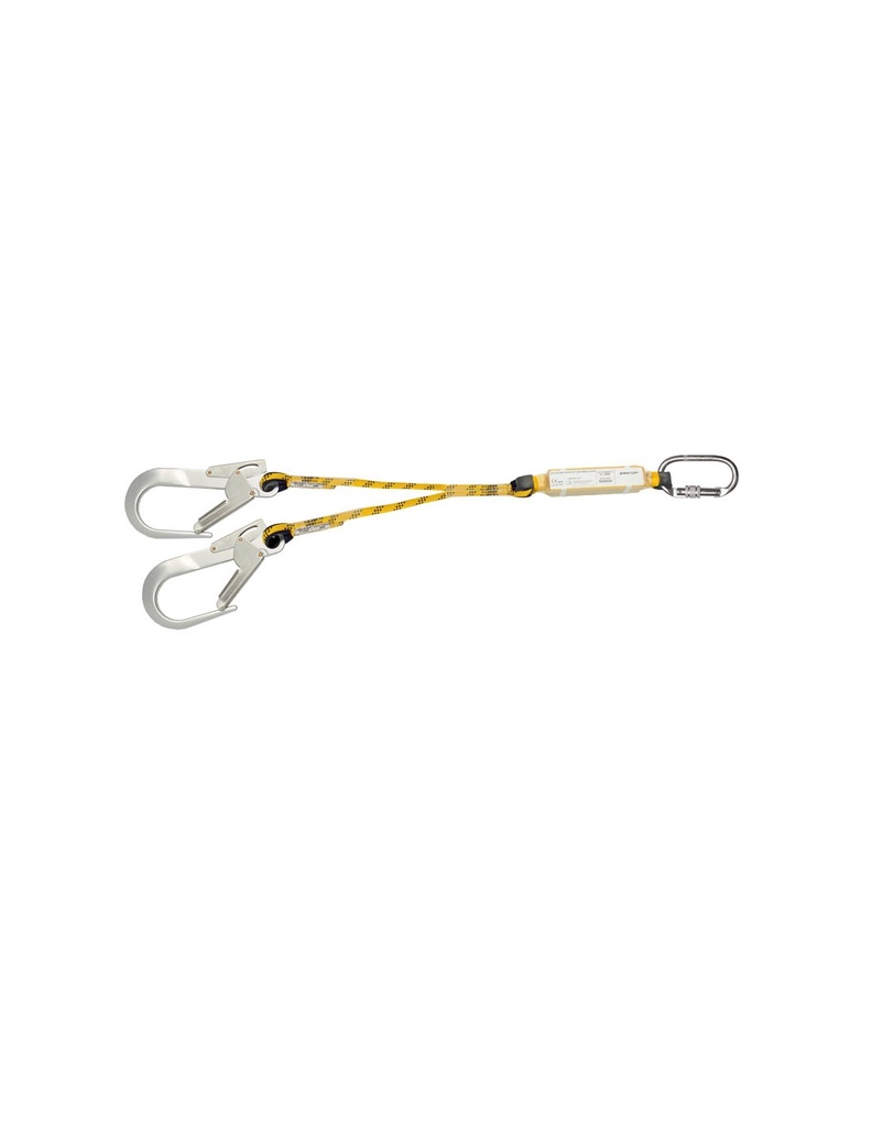 Corda dupla 1,72m absorvador +80113J ( 2 uni.) + 80112J (1 unid.) I SAFETOP
