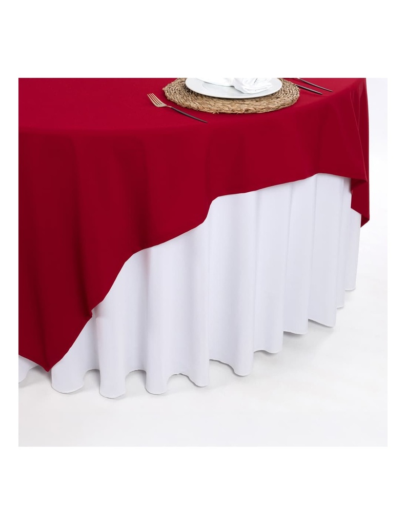 Toalha de mesa redonda em tecido Stretch 100% Poliester