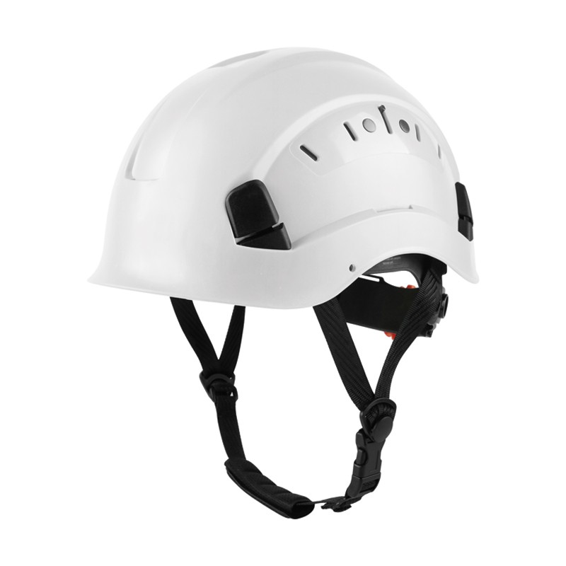 [SAFE009919-80655] Capacete com ventilação, viseira curta EN 397 e tira de queixo I modelo: CLIMBEX VENT I SAFETOP