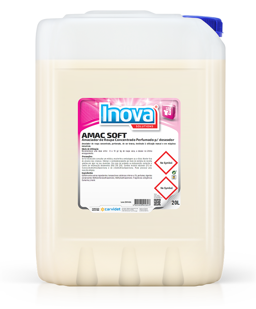 [CARV009946-DGI4343] AMAC BLUE, 20 litros: Amaciador de roupa concentrado maquina de lavar roupa I INOVA (cópia)