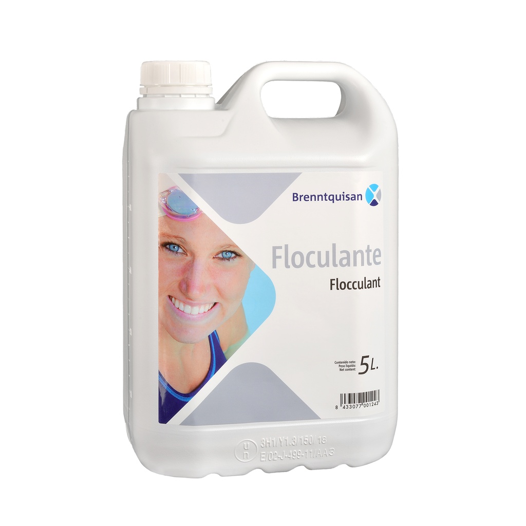 [BREN009963] BRENNTQUISAN, 5 litros: Produto Floculante é um produto que ajuda a limpar a água da piscina, aumentando a eficiência do seu sistema de filtrage I Registo: TP2 I BRENNTAG