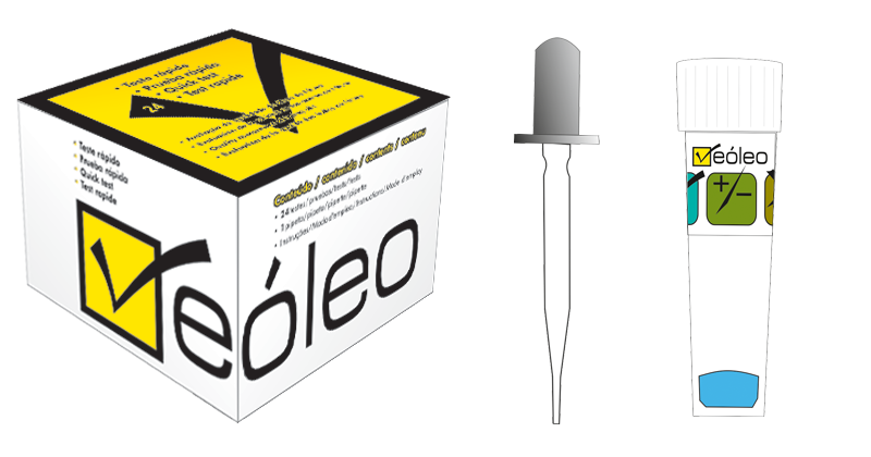 OLEOTEST - Kit de análise para óleo alimentar I 24 unidades
