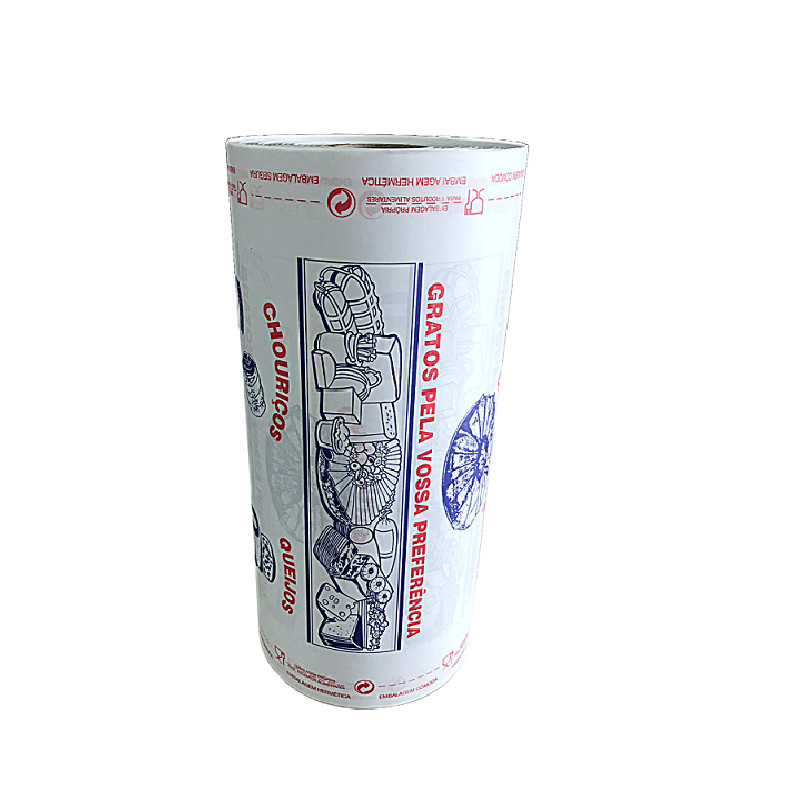 [CONS0012768] Bobine charcutaria e pastelaria I Papel plastificado impresso 45gr I Bobine 30cm-6kg