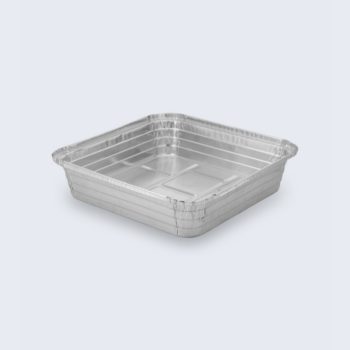 [P1220] Embalagem Alimentar Alumínio Rectangular TP17F I EM17F, 60my, 2250 ml + Tampas PE, caixa de 300 uni, pack 100 unidades (Preço unidade)