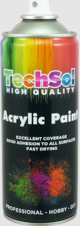 [TECH0013093-RAL9005] Aqua Ral 9005, preto mate 400ml: Tinta de secagem rápida e flexivel resistente aos raios UV I CRC (cópia)