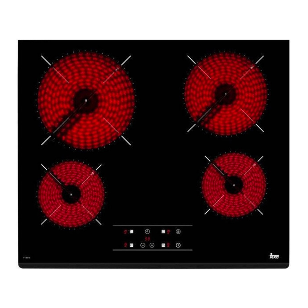 [TEKA0013717-TZPRO6415] Placa em vitrocerâmica TEKA I Modelo: TT PRO 6415 I Potência: 6.300 W (cópia)